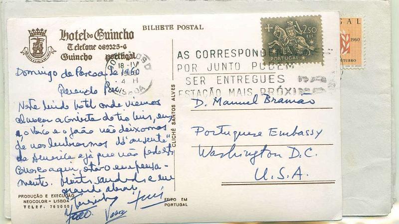 22Lis_2233.jpg -     Lote:    2233      Lotes pelo Correio              Descrição:         Hotéis. Lote de duas cartas do Hotel das Termas * Cúria e postal ilustrado do Hotel do Guincho.        Lote       Valor Base:     &euro; 3,00     Valor Venda:     Retirado     