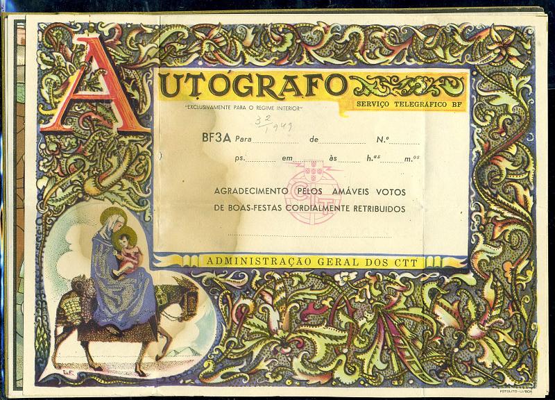 22Lis_2281.jpg -     Lote:    2281      Lotes pelo Correio       Portugal       Descrição:         Lote de 5 autógrafos de Boas Festas. Lote a ver.        Lote       Valor Base:     &euro; 10,00     Valor Venda:     &euro; 11,00     