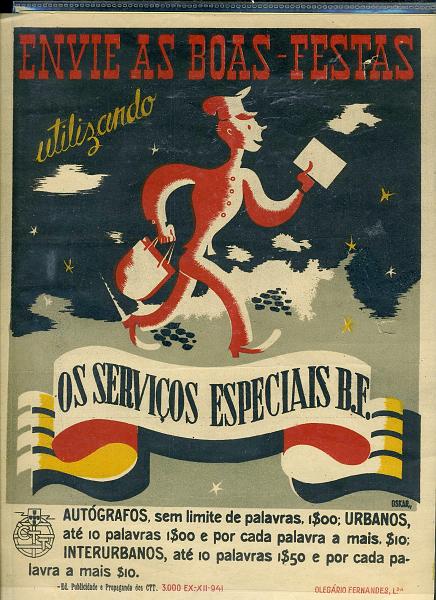 22Lis_2884.jpg -     Lote:    2884      Lotes pelo Correio              Descrição:      Portugal &mdash;   Cartaz publicitário dos CTT, incentivando ao envio de Boas Festas, utilizando os AUTÓGRAFOS. Tamanho A4, com as imagens coloridas. MB.        DOC       Valor Base:     &euro; 10,00     Valor Venda:     &euro; 50,00     