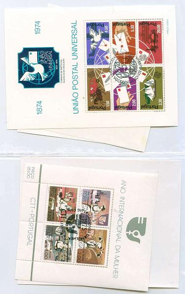 22Lis_2909.jpg -     Lote:    2909      Lotes pelo Correio              Descrição:      Portugal.   Blocos. Lote composto por blocos de Portugal, Açores e Madeira, todos obliterados, dos anos 80 e 90 + conjunto de carteiras das emissões Castelos (incompleta) + postais máximos e FDC's. Lote a ver.        Lote       Valor Base:     &euro; 75,00     Valor Venda:     Retirado     