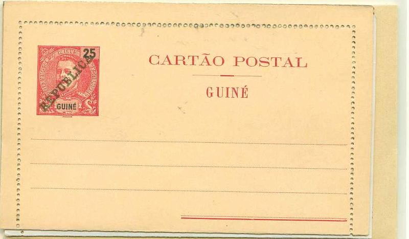 22Lis_2920.jpg -     Lote:    2920      Lotes pelo Correio              Descrição:      Guiné.   Lote de 4 Bilhetes-Cartas OM6/9. Novos sem defeitos. Lote a ver.        Lote       Valor Base:     &euro; 2,00     Valor Venda:     Retirado     