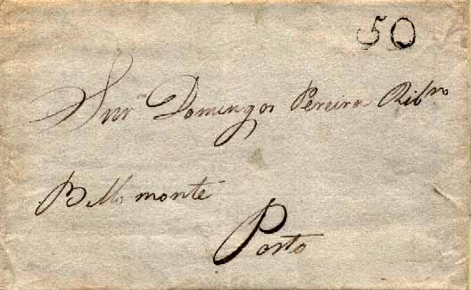 23Lis_0036.jpg -     Lote:    36            Portugal       Descrição:      Lixa   &mdash; Carta sem marca de origem e datada de Santão (30.07.1827), para o Porto com o porte de 50 reis, batido a preto. Marca de porte catalogada com sendo de LIXA.        Carta       Valor Base:     &euro; 5,00     Valor Venda:     Retirado     