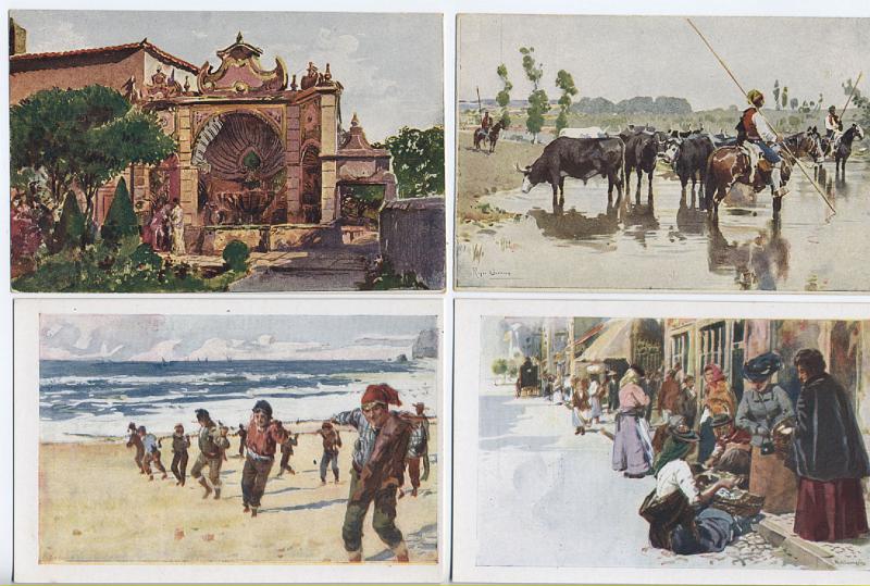 23Lis_0429.jpg -     Lote:    429            Portugal       Descrição:         1921 &mdash; Colecção Portuguesa. Selo Tipo Ceres. Bilhetes Postais Particulares. Ilustrado no verso com aguarelas de Alfredo Roque Gameiro. CE5, 6 ctvs, rosa escuro. Lote de 12 inteiros dos n.ºs 1 ao 12. MB e R.        IN       Valor Base:     &euro; 75,00     Valor Venda:     &euro; 110,00     