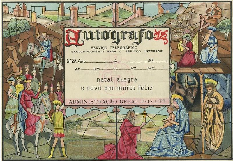 23Lis_0455.jpg -     Lote:    455            Portugal       Descrição:         1949 &mdash; Impressos de Telegramas Directos e Autógrafos. OM31 BF2A. Autógrafo, circulado.         IC       Valor Base:     &euro; 5,00     Valor Venda:     Retirado     