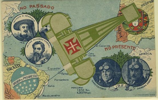 23Lis_0668.jpg -     Lote:    668                   Descrição:         Temáticos. Aviação e Navegadores. No passado / No presente (Infante D. Henrique, Pedro Alvares Cabral, Gago Coutinho e Sacadura Cabral). Raro.        PI       Valor Base:     &euro; 25,00     Valor Venda:     Retirado     
