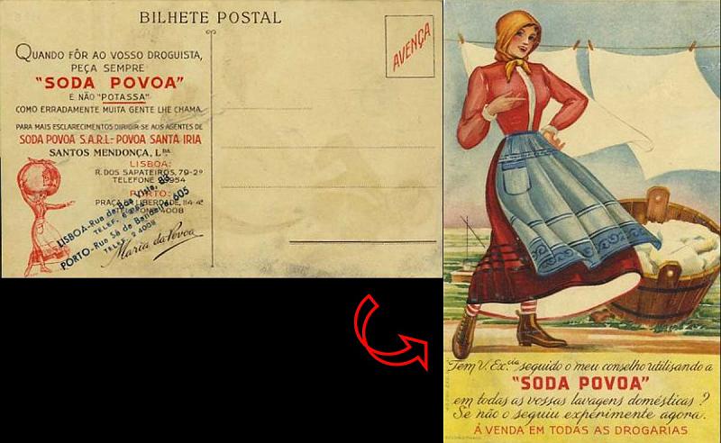 23Lis_0677.jpg -     Lote:    677                   Descrição:         Publicitários. Postal ilustrado publicitário da SODA PÓVOA. MB e R.        PI       Valor Base:     &euro; 5,00     Valor Venda:     &euro; 6,00     