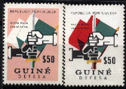 23Lis_1107.jpg -     Lote:    1107            Guiné       Descrição:         1968 &mdash; Imposto Postal. Defesa. CE29, $50. Duas provas de cor.        PRV       Valor Base:     &euro; 10,00     Valor Venda:     &euro; 10,00     