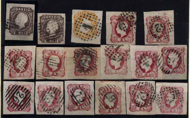 23Lis_1264.jpg -     Lote:    1264            Portugal       Descrição:         1862/64 &mdash; D. Luís I. Lote de 17 selos (CE14 (2), CE15 e CE16 (14). Alguma marcofilia. Todos os selos com margens largas. Valor de catálogo &euro; 239,60.        Lote O       Valor Base:     &euro; 30,00     Valor Venda:     Retirado     