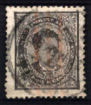 23Lis_1316.jpg -     Lote:    1316            Portugal       Descrição:         1884/87 &mdash; D. Luís I. De frente. Novos valores. CE64, 500 reis preto, papel porcelana, denteado 12 &frac12;. Valor de catálogo &euro; 518,00.        O       Valor Base:     &euro; 80,00     Valor Venda:     Retirado     
