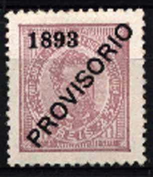 23Lis_1330.jpg -     Lote:    1330            Portugal       Descrição:         1892/93 &mdash; D. Luís I, com sobrecarga "PROVISORIO". CE92, 25 reis lilás, sobrecarga tipo D, denteado 11 &frac12;. Pequena transparência. Valor de catálogo &euro; 182,00.        **       Valor Base:     &euro; 20,00     Valor Venda:     &euro; 32,00     