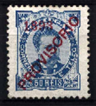 23Lis_1331.jpg -     Lote:    1331            Portugal       Descrição:         1892/93 &mdash; D. Luís I, com sobrecarga "PROVISORIO". CE93, 50 reis azul, sobrecarga tipo D, denteado 11 &frac12;. Valor de catálogo &euro; 191,00.        **       Valor Base:     &euro; 30,00     Valor Venda:     &euro; 36,00     