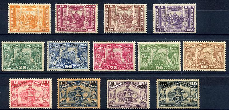 23Lis_1339.jpg -     Lote:    1339            Portugal       Descrição:         1894 &mdash; 5.º Centenário do Nascimento do Infante D. Henrique. CE98/110. Série completa. Valor de catálogo &euro; 2.446,00.        **       Valor Base:     &euro; 400,00     Valor Venda:     &euro; 500,00     