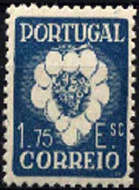 23Lis_1394.jpg -     Lote:    1394            Portugal       Descrição:         1938 &mdash; 5.º Congresso Internacional da Vinha e do Vinho. CE582, 1$75 azul escuro. Valor de catálogo &euro; 51,00.        **       Valor Base:     &euro; 6,00     Valor Venda:     &euro; 10,00     