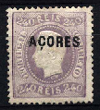 23Lis_1467.jpg -     Lote:    1467            Açores       Descrição:         1868/70 &mdash; D. Luís I. Fita curva. Denteados. CE13, 100 reis lilás malva. Regomado. Valor de catálogo &euro; 298,00.        RG ***       Valor Base:     &euro; 20,00     Valor Venda:     &euro; 50,00     
