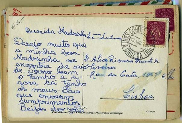 23Lis_1804.jpg -     Lote:    1804            Portugal       Descrição:         Marcofilia diversa. Lote de 16 exemplares (9 Postais, 6 sobrescritos e 1 telegrama, com selos de diversas emissões, obliterados com marcas de dia do tipo de 1928 das seguintes estações: Assembleia nacional, Aveiro, Campo de Besteiros, Coimbra (2), Lisboa-Chiado, Lisboa (Est. Central Telegráfica), Pedrogão Grande, Peso da Régua, Rio de Moinhos (Abrantes), Rossio ao Sul do Tejo, Santa Cruz da Trapa, Torre D. Chama, Vila Nova de Famalicão, Vila Nova de Tazem e Vila Praia de Ancora.        Lote       Valor Base:     &euro; 15,00     Valor Venda:     &euro; 32,00     