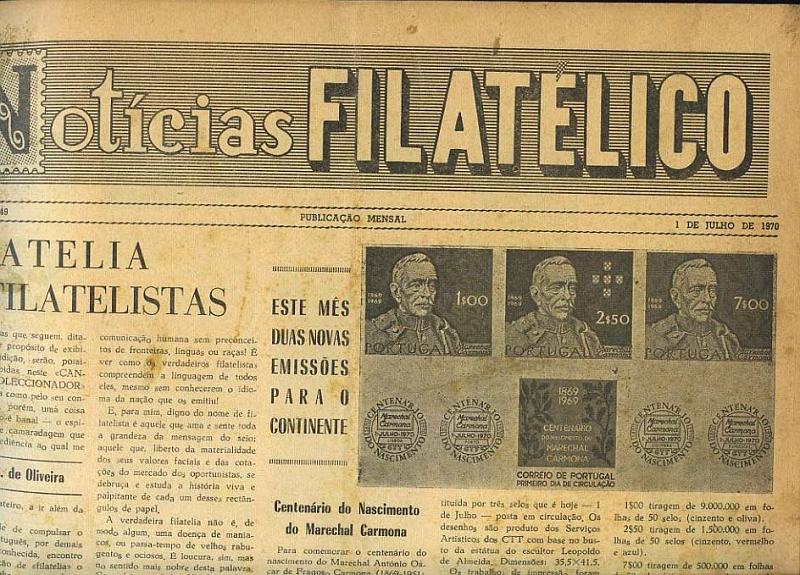 23Lis_2019.jpg -     Lote:    2019                   Descrição:         Jornal "Notícias Filatélico". Dois volumes encadernados com os n.ºs 49 a 99. Encadernação com defeitos..        Livro       Valor Base:     &euro; 25,00     Valor Venda:     &euro; 25,00     