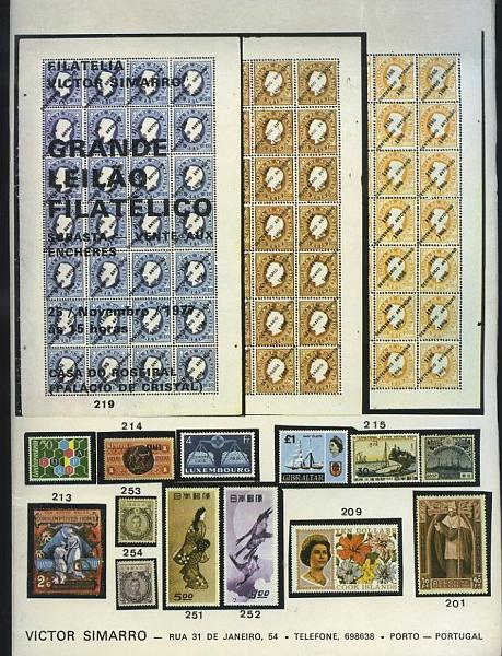 23Lis_2032.jpg -     Lote:    2032                   Descrição:         Victor Simarro &mdash; Catálogo do 1.º Leilão de Victor Simarro em 1977. Novo.        Livro       Valor Base:     &euro; 5,00     Valor Venda:     Retirado     