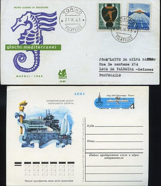 23Lis_2491.jpg -     Lote:    2491      Lotes pelo Correio              Descrição:      Estrangeiro.   Lote de 32 inteiros postais e sobrescritos do tema DESPORTO. Lote a ver.        Lote       Valor Base:     &euro; 25,00     Valor Venda:     Retirado     
