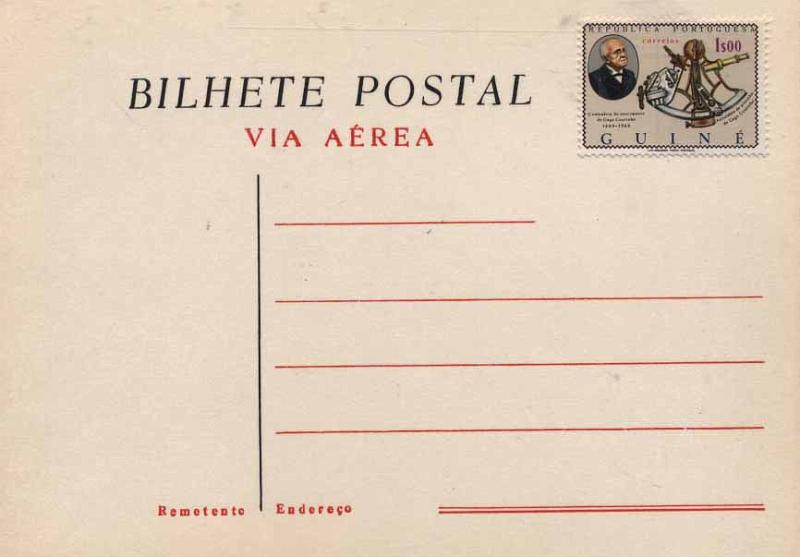 24Lis0859.jpg -     Lote:    859            Guiné       Descrição:         1971 &mdash; Selo com Postilhão, dentro de rectângulo, em fundo de rosáceas. OM21, 1$00 preto e rosa, novo + idêntico com selo de 1$00 do Centenário de Gago Coutinho OM CA1. B e MR.        IN       Valor Base:     &euro; 25,00     Valor Venda:     Retirado     