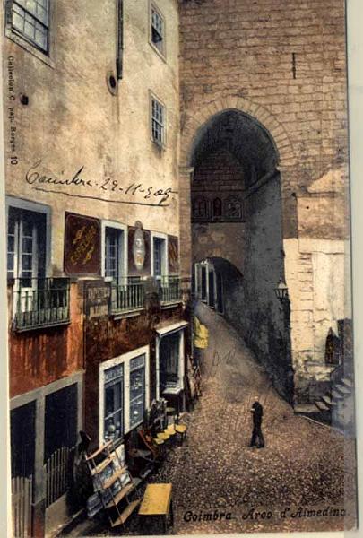 24Lis0913.jpg -     Lote:    913                   Descrição:         "Coimbra &mdash; Arco de Almedina", colorido. Colecção Papelaria Borges n.º 10, editado por Purger & C.º - Munique.        PI       Valor Base:     &euro; 10,00     Valor Venda:     &euro; 10,00     