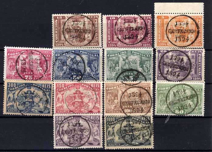 24Lis1362.jpg -     Lote:    1362            Portugal       Descrição:         1894 &mdash; 5.º Centenário do Nascimento do Infante D. Henrique. CE98/110. Série completa. Valor de catálogo &euro; 563,00.        O       Valor Base:     &euro; 100,00     Valor Venda:     Retirado     