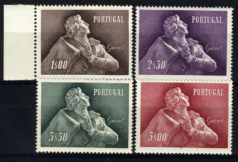 24Lis1467.jpg -     Lote:    1467            Portugal       Descrição:         1957 &mdash; Almeida Garrett. CE827/830. Série completa. Valor de catálogo &euro; 258,00.        ***       Valor Base:     &euro; 25,00     Valor Venda:     &euro; 25,00     