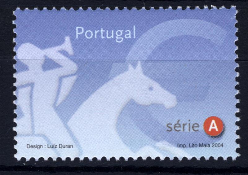 24Lis1473.jpg -     Lote:    1473            Portugal       Descrição:         2002/2004 &mdash; Selo sem taxa &mdash; Símbolo do Euro. Emissão base. Série A. CE2842A azul e vermelho &mdash; 2004. Muito raro em novo.        ***       Valor Base:     &euro; 50,00     Valor Venda:     &euro; 200,00     