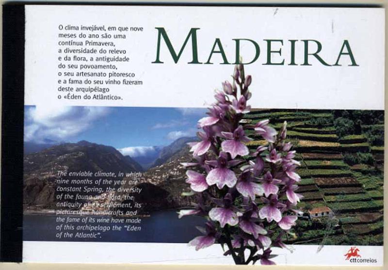 24Lis1475.jpg -     Lote:    1475            Portugal       Descrição:         2005 &mdash; Carteira anual "MADEIRA" com prova de cor, selos e blocos emitidos durante o ano. Valor de catálogo &euro; 70,00.        CRT       Valor Base:     &euro; 15,00     Valor Venda:     &euro; 30,00     