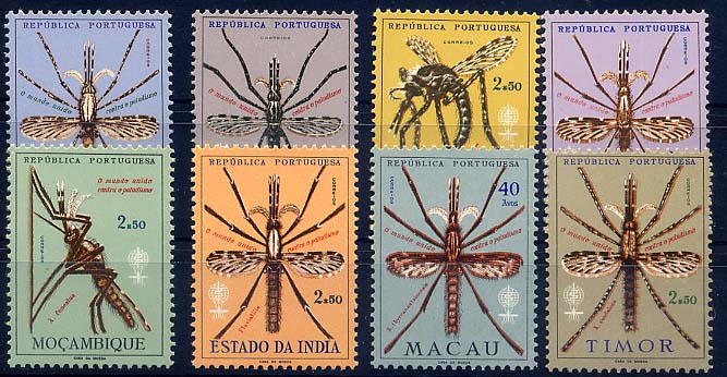 24Lis1542.jpg -     Lote:    1542            Ultramar       Descrição:         Ultramar * Emissões Gerais comuns às Colónias. 1962 &mdash; Erradicação do Paludismo. Série de oito valores. Valor de catálogo &euro; 12,10.        ***       Valor Base:     &euro; 5,00     Valor Venda:     &euro; 14,00     