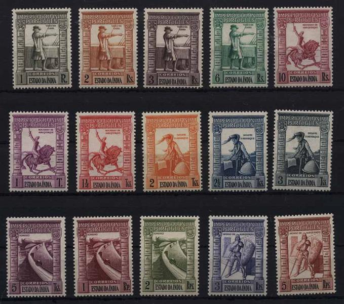 24Lis1617.jpg -     Lote:    1617            Índia       Descrição:         1938 &mdash; Império Colonial Português. CE348/62. Série completa. Valor de catálogo &euro; 145,60.        ***       Valor Base:     &euro; 35,00     Valor Venda:     &euro; 42,00     