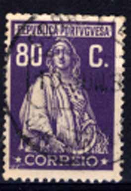 24Lis1893.jpg -     Lote:    1893            Portugal       Descrição:         Carimbos circulares datados. Selo de 80C violeta, tipo Ceres, emissão de Londres, obliterado com CCD de CARRIÇO-LEIRIA. Raro.        O       Valor Base:     &euro; 15,00     Valor Venda:     Retirado     