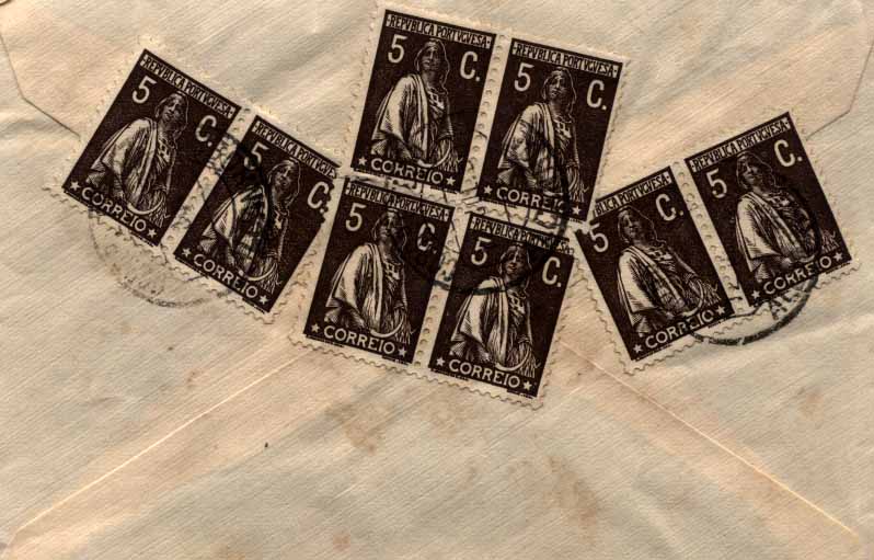 24Lis2144.jpg -     Lote:    2144      Lotes pelo Correio       Portugal       Descrição:         1926 &mdash; Ceres. Emissão de Londres. Lote de 4 cartas com selos desta emissão. Lote a ver.        Lote       Valor Base:     &euro; 5,00     Valor Venda:     Retirado     
