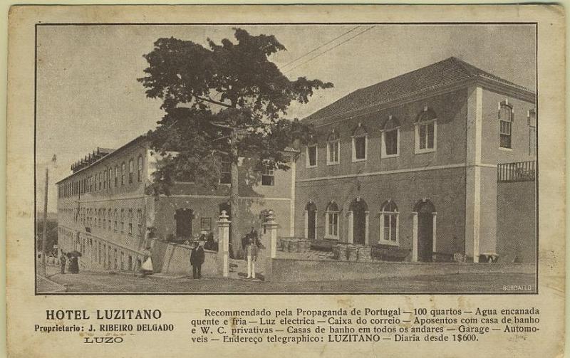 24Lis2294.jpg -     Lote:    2294      Lotes pelo Correio              Descrição:         Luso &mdash; Hotel Luzitano (circulado com selo Ceres).        PI       Valor Base:     &euro; 6,00     Valor Venda:     Retirado     