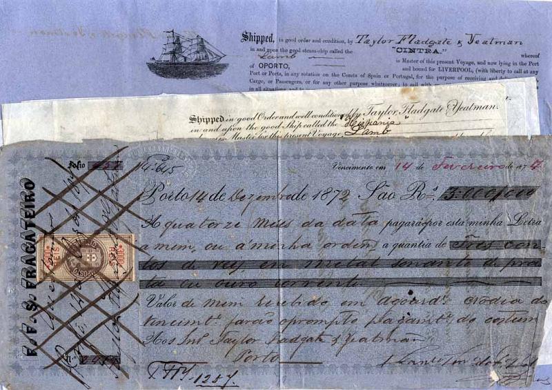 24Lis2817.jpg -     Lote:    2817      Lotes pelo Correio              Descrição:      Portugal.   Lote de 6 conhecimentos de embarque.        Lote       Valor Base:     &euro; 3,00     Valor Venda:     &euro; 5,00     