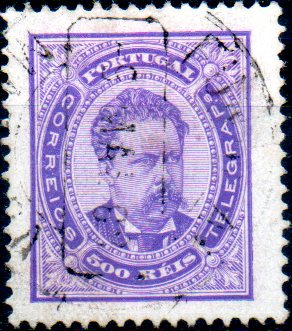 1194.jpg -     Lote:    1194            Portugal       Descrição:         1884/87 &mdash; D. Luís I. De frente. Novos valores. CE65, 500 reis violeta, denteado 13 &frac12;. Valor de catálogo &euro; 770,00.        O       Valor Base:     &euro; 110,00     Valor Venda:     &euro; 280,00     