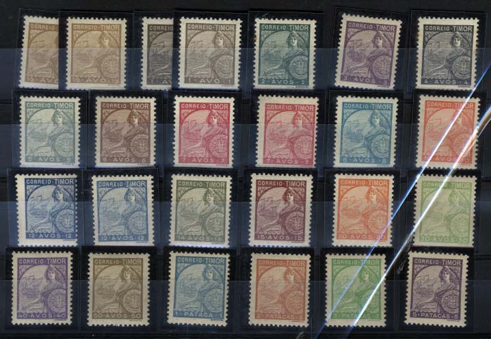 1729.jpg -     Lote:    1729            Timor       Descrição:         1934 &mdash; Padrões. CE206/226. Série completa. Valor de catálogo &euro; 182,80.        **       Valor Base:     &euro; 45,00     Valor Venda:     &euro; 75,00     