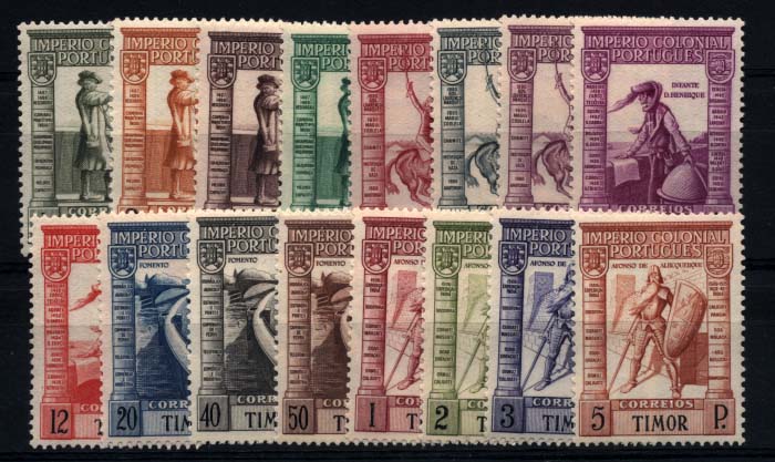 1731.jpg -     Lote:    1731            Timor       Descrição:         1938 &mdash; Império Colonial Português. CE227/243. Falta CE235 para completar a série. Valor de catálogo &euro; 138,65.        **       Valor Base:     &euro; 25,00     Valor Venda:     &euro; 50,00     