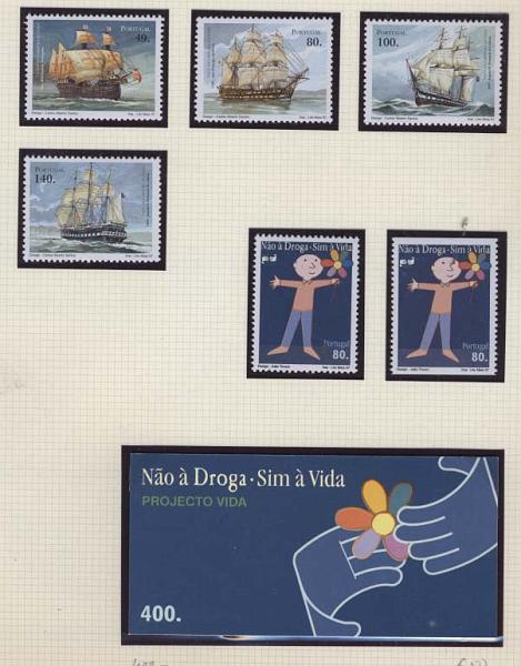 2043.jpg -     Lote:    2043                   Descrição:      Portugal.   1997 &mdash; Ano completo. CE2390/2461. Inclui selos, blocos, selos dos blocos, carteiras (2). Valor facial 13.663$00. Valor de catálogo &euro; 219,30.        Lote       Valor Base:     &euro; 25,00     Valor Venda:     &euro; 25,00     