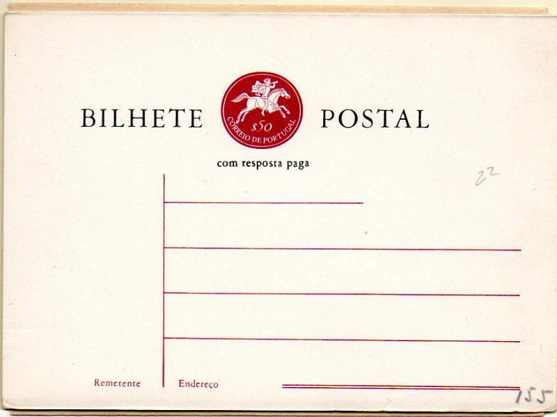 2152.jpg -     Lote:    2152      Lotes pelo Correio      Portugal       Descrição:         1912/1962 &mdash; Lote composto por 3 inteiros: OM11 (sobrescritos) 2 &frac12; reis; OM83, $25+$25 TPN e OM148 (postilhão com taxa) $50+$50.        IN       Valor Base:     &euro; 10,00     Valor Venda:     &euro; 10,00     