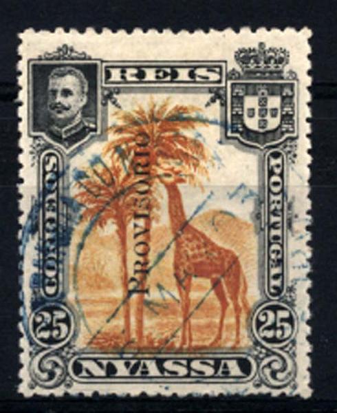 0030.jpg -     Lote:    30      Colecção Império      Companhia do Niassa       Descrição:         1903 &mdash; D. Carlos I. Selos de 1901 com sobrecarga PROVISÓRIO, tipografada localmente a preto. CE49, 25 reis laranja. Valor de catálogo &euro; 210,00.         O       Valor Base:     &euro; 50,00     Valor Venda:     &euro; 90,00     