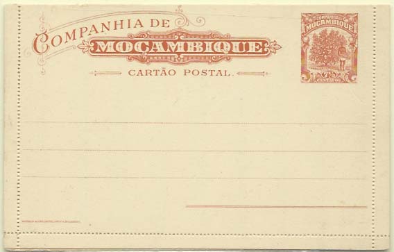 0743.jpg -     Lote:    743            Companhia de Moçambique       Descrição:         1920 &mdash; Selo tipo "Motivos locais" gravado a talhe doce. Cartões-Postais. OM14, 7 &frac12; C laranja ("LARANJAS"). Novo. R.        IN       Valor Base:     &euro; 10,00     Valor Venda:     Retirado     