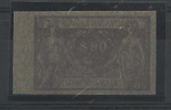 1020.jpg -     Lote:    1020            Portugal        Descrição:         1920/22 &mdash; Encomendas Postais * Comércio e Indústria. CE EP11, $90. Prova não denteada em papel cebola, na cor violeta.        PRV       Valor Base:     &euro; 10,00     Valor Venda:     Retirado     