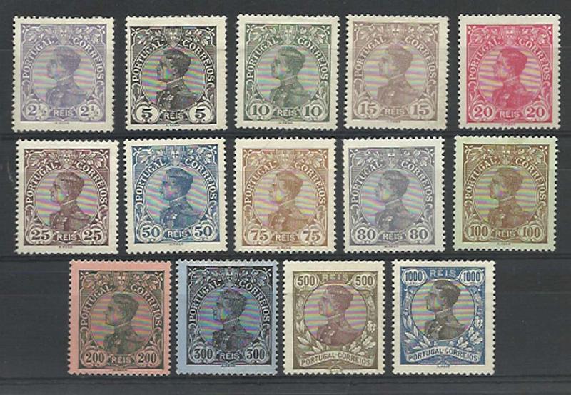 1309.jpg -     Lote:    1309            Portugal       Descrição:         1910 &mdash; D. Manuel II. CE156/169. Série completa. Valor de catálogo &euro; 156,00.        **       Valor Base:     &euro; 22,00     Valor Venda:     &euro; 48,00     