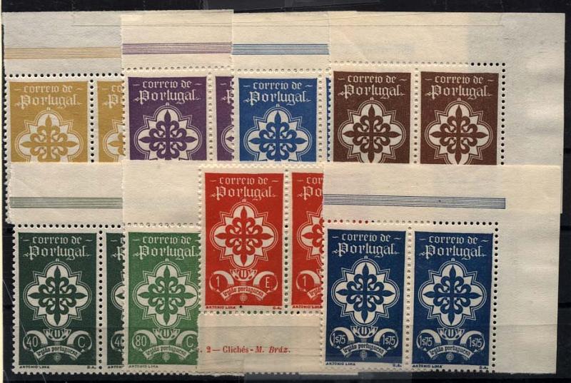 1350.jpg -     Lote:    1350            Portugal       Descrição:         1940 &mdash; Legião Portuguesa. CE583/90. Série completa em pares horizontais, cantos de folha. Valor de catálogo &euro; 742,00.        ***       Valor Base:     &euro; 120,00     Valor Venda:     &euro; 120,00     