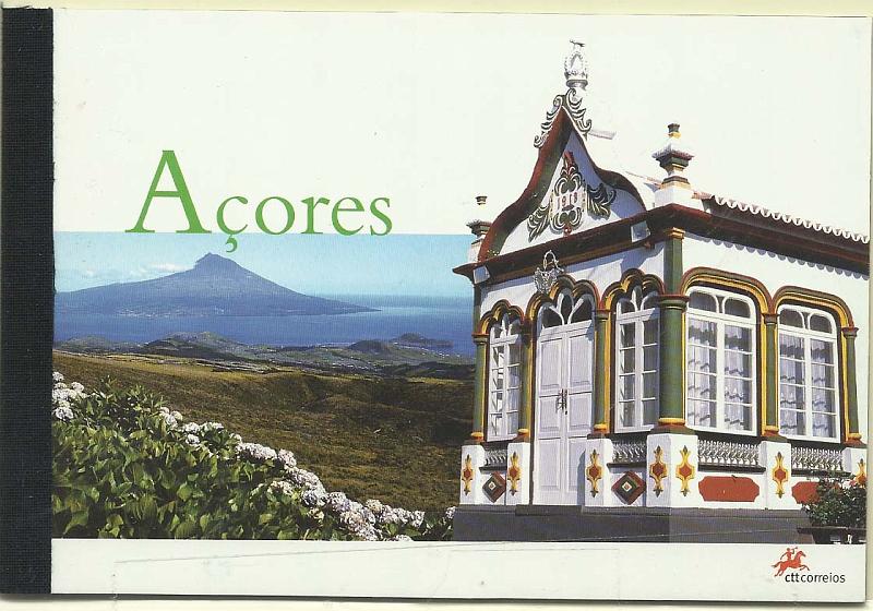 1391.jpg -     Lote:    1391            Portugal       Descrição:         2005 &mdash; Açores 2005. Caderneta com os selos e blocos alusivos aos Açores. Valor de catálogo &euro; 140,00.        CRT       Valor Base:     &euro; 30,00     Valor Venda:     &euro; 55,00     