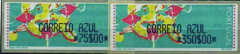 1411.jpg -     Lote:    1411            Portugal       Descrição:         1995 &mdash; Brinquedos Populares &mdash; Galinhas. CE ETQ10A. Série completa para o correio azul (ano 1995). Valor de catálogo &euro; 150,00.        ETQ       Valor Base:     &euro; 30,00     Valor Venda:     &euro; 30,00     