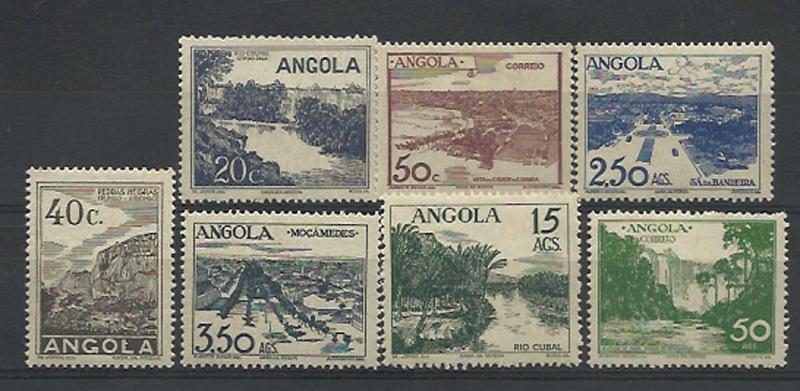 1492.jpg -     Lote:    1492            Angola       Descrição:         1949 &mdash; Vistas de Angola. CE311/317. Série completa. Valor de catálogo &euro; 177,00.        **       Valor Base:     &euro; 35,00     Valor Venda:     &euro; 35,00     