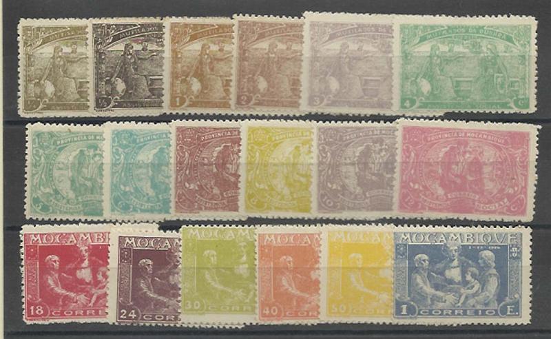 1657.jpg -     Lote:    1657            Moçambique       Descrição:         1920 &mdash; Mutilados de Guerra. CE206/223. Série completa. Valor de catálogo &euro; 77,00.        **       Valor Base:     &euro; 20,00     Valor Venda:     Retirado     