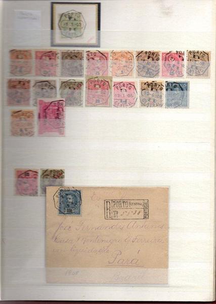1900.jpg -     Lote:    1900            Portugal       Descrição:      Portugal * Marcofilia do Porto. Marca "PORTO CENTRAL".   Classificador com 16 cartas e inteiros postais e dezenas de selos. Lote a ver.        Lote       Valor Base:     &euro; 300,00     Valor Venda:     Retirado     