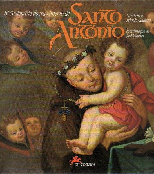 1992.jpg -     Lote:    1992                   Descrição:         Livros CTT. 1995 &mdash; 8.º Centenário do Nascimento de Santo António. Valor de catálogo &euro; 317,00.        Livro       Valor Base:     &euro; 70,00     Valor Venda:     &euro; 70,00     